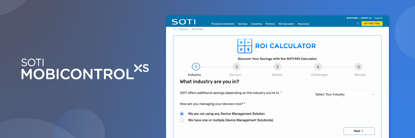 SOTI Mobicontrol XS